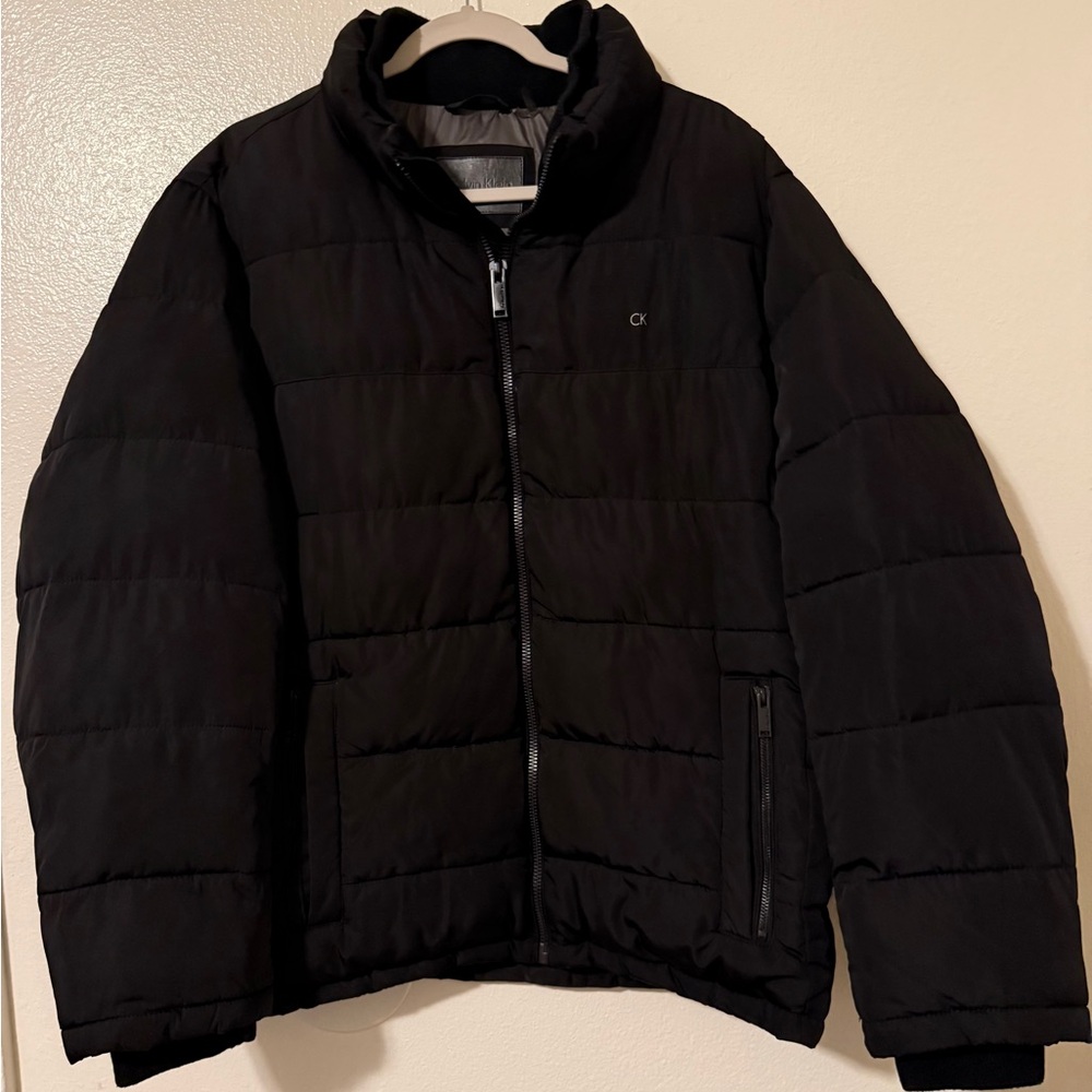 Calvin Klein  Black Puffer Jacket Men’s Sz L